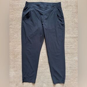 Eddie Bauer Women’s Traveler Pants Black Lightweight Stretch Pull On Size Medium